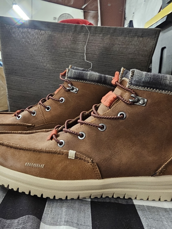 Hey Dude Other - HEYDUDE Men's Bradley Classic Boots - Cognac Brown - Size 12